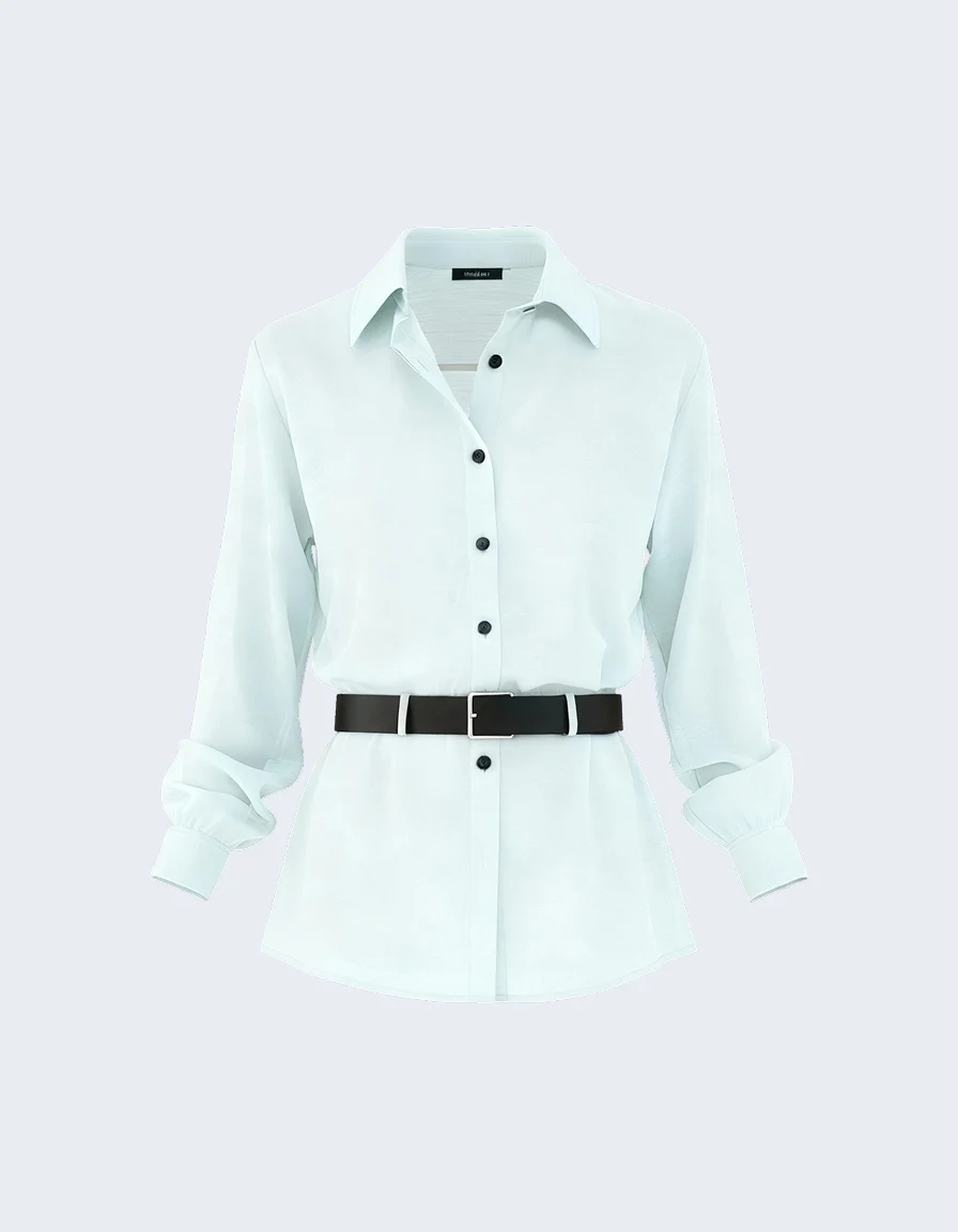 Office Dress - Blue 100