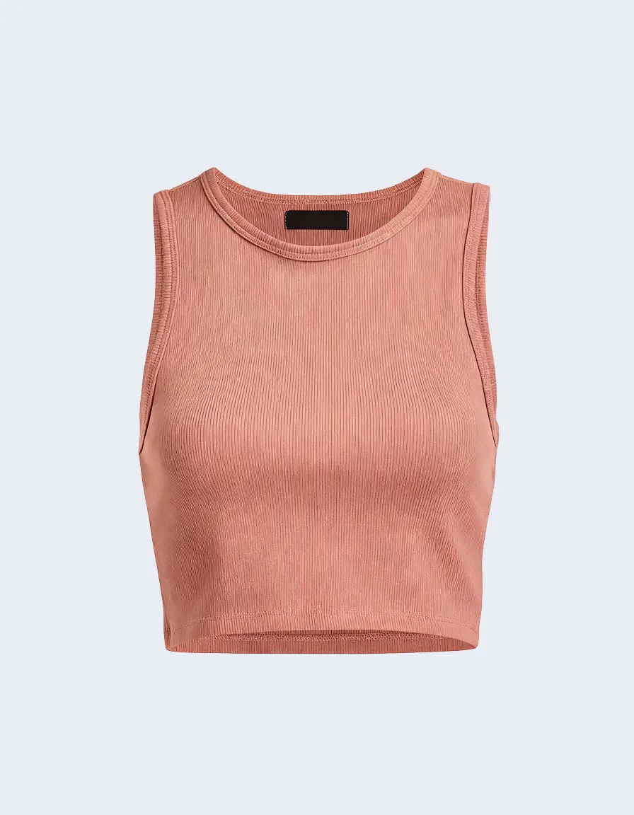 Simple Tank Top - Red 300